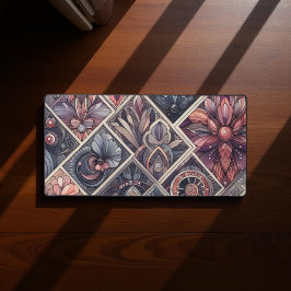 Donkere Romance Bourgogne Art Deco Bloemenzomer Bureaumat