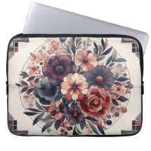 Donkere Romance Bourgogne Art Deco Bloemenzomer