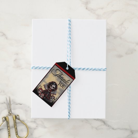 Donkere Romance_ Donkere Prinses Cadeaulabel (Met Touw)