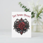 Donkere Romance geobsedeerd Briefkaart (Staand voorkant)
