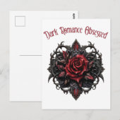Donkere Romance geobsedeerd Briefkaart (Voorkant / Achterkant)