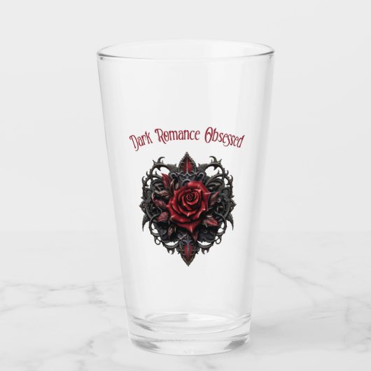 Donkere Romance geobsedeerd Glas (Voorkant)