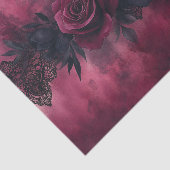 Donkere Romance: Gotisch Roos en kantontwerp Tissuepapier (Detail)