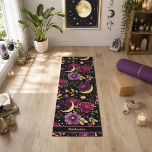 Donkere Romance Hemelse Maan Naam Paars Goud Yogamat