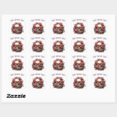 Donkere Romance Liefhebber Vierkante Sticker (Vel)