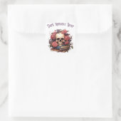 Donkere Romance Liefhebber Vierkante Sticker (Tas)