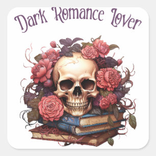 Donkere Romance Liefhebber Vierkante Sticker