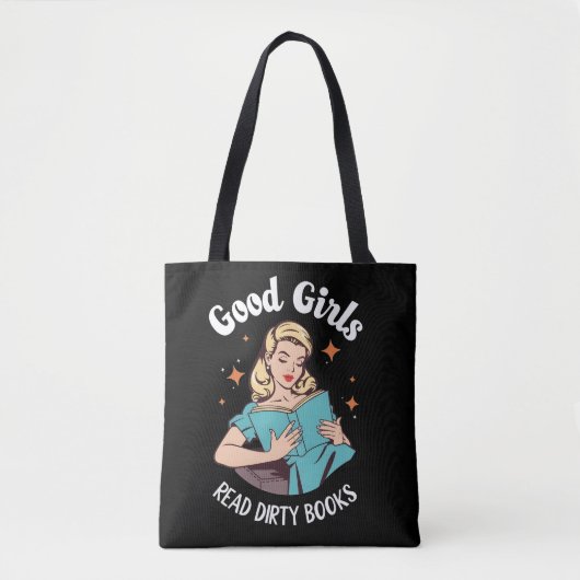 Donkere Romance Romantiek Goede Meisjes Lees Vuile Tote Bag (Voorkant)