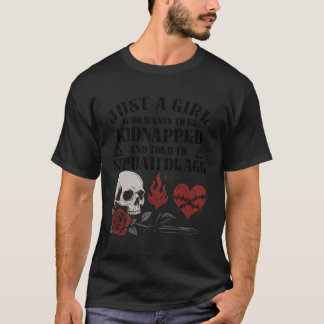 Donkere Romance Smutt Boek Merch Eenvoudig Een Goe T-shirt
