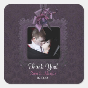 Donkere Romance Vierkante Sticker