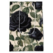 **"Donkere Romance: zwarte provinciale Rozen"** Medium Cadeauzakje (Achterkant)