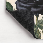 **"Donkere Romance: zwarte provinciale Rozen"** Muismat (Hoek)