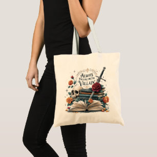 Donkere romantiek boekliefhebber, fantasylezer tote bag