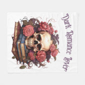 Donkere Romantiek Liefhebber Fleece Deken (Voorkant (Horizontaal))