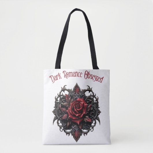 Donkere Romantiek Obsessie Tote Bag (Voorkant)