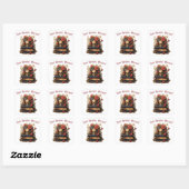 Donkere Romantiek Obsessie Vierkante Sticker (Vel)