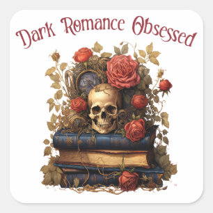 Donkere Romantiek Obsessie Vierkante Sticker