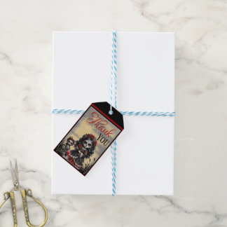 Donkere Romantiek_ Robijnroos Cadeaulabel