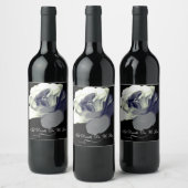 Donkere Romantiek "Tot de dood ons scheidt" Spooka Wijn Etiket (Flessen)