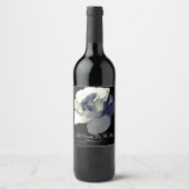 Donkere Romantiek "Tot de dood ons scheidt" Spooka Wijn Etiket (Voorkant)