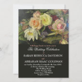 Donkere Romantische Antieke Tole Schildering Bruil Kaart (Voorkant)