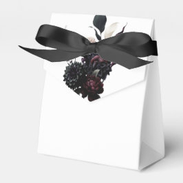 Donkere Romantische Bloemige Trouwcadeau Bedankdoosjes