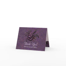 Donkere romantische bruiloft - Bedankt