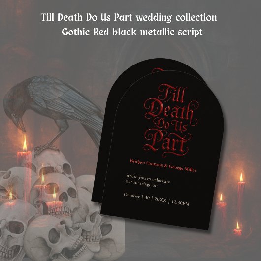 Donkere romantische bruiloft - Till Death Do Us Pa Kaart