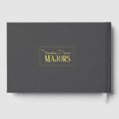 Donkere romantische gotische kasteel bruiloft gastenboek (Achterkant)