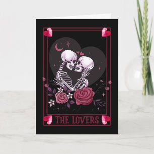 Donkere Romantische Valloween Valentijn  Kaart