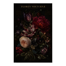 DONKERE ROMANTISCHE VINTAGE BLOEMENBOUQUET