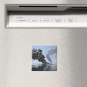 Donkere rook- en vuurwolken komen tevoorschijn 3 magneet (Insitu (Vaatwasser))