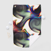 Donkere rook of spiraalvormige rok met kleurstof t golfhanddoek (Insitu)