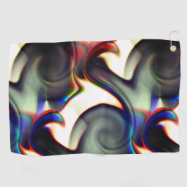 Donkere rook of spiraalvormige rok met kleurstof t golfhanddoek