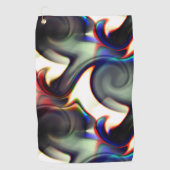 Donkere rook of spiraalvormige rok met kleurstof t golfhanddoek (Voorkant)