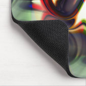 Donkere rook of spiraalvormige rok met kleurstof t muismat (Hoek)