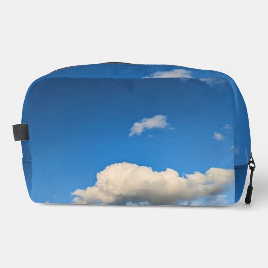 Donkere roomwolk toilettasje (Voorkant)