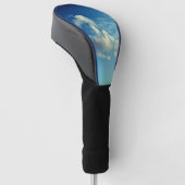 Donkere roomwolken golfheadcover (Schuin)
