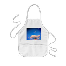 Donkere roomwolken kinder schort