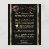 Donkere Roos Glitter Lip Instructies 2 Flyer (Voorkant)