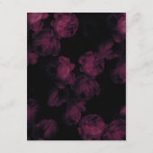 Donkere Roos Kaarten van de Wondenbruiloft (Achterkant)