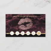 Donkere Roos Marble Glitter Lips Loyalty (Voorkant)