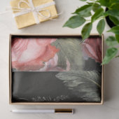 Donkere Roos-ontkoppelpapier Tissuepapier (Geschenk)