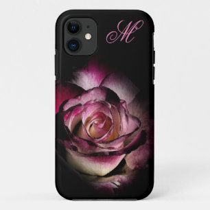 Donkere Roos (roze) Hoesje-Mate iPhone Case