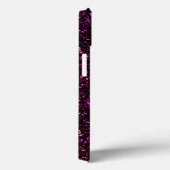 Donkere Roos Roze Posh Glitter Case-Mate iPhone Case (Achterkant / Rechts)