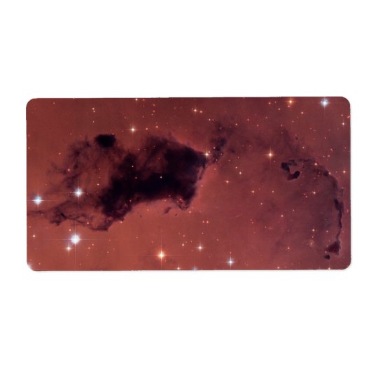 Donkere Roos Schaduw-stofwolken Etiket (Voorkant)