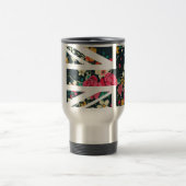 Donkere  Roos Union Jack British (UK) vlag Reisbeker (Center)