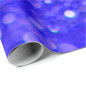 Donkere Royal Blue Glitter Design Cadeaupapier (Rol Hoek)