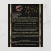 Donkere Roze Glitter Lip Instructies 2 Flyer (Achterkant)