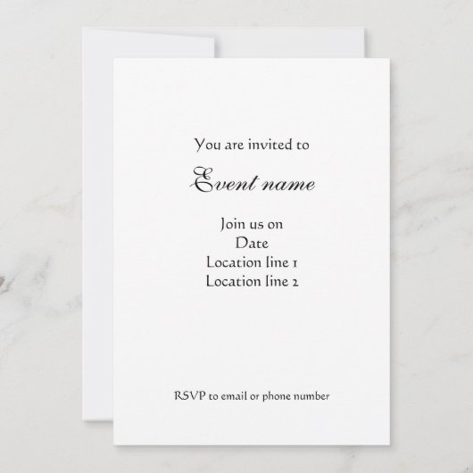 Donkere roze glitter sparkles Invite personalisere Kaart (Achterkant)